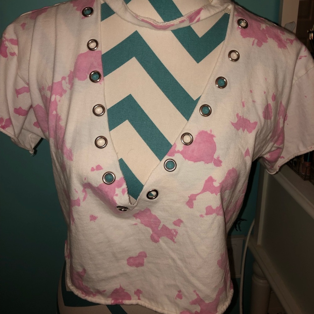 V-Cut Crop Top